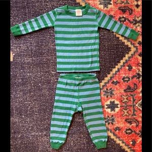 Hanna Andersson Long John Jammies; Size 2T